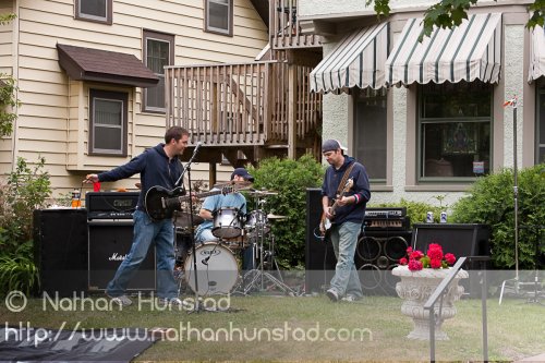 The band Suburban Hero plays at Grand Old Day on 7 June 2009
